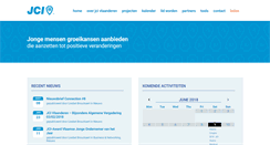 Desktop Screenshot of jcivlaanderen.be